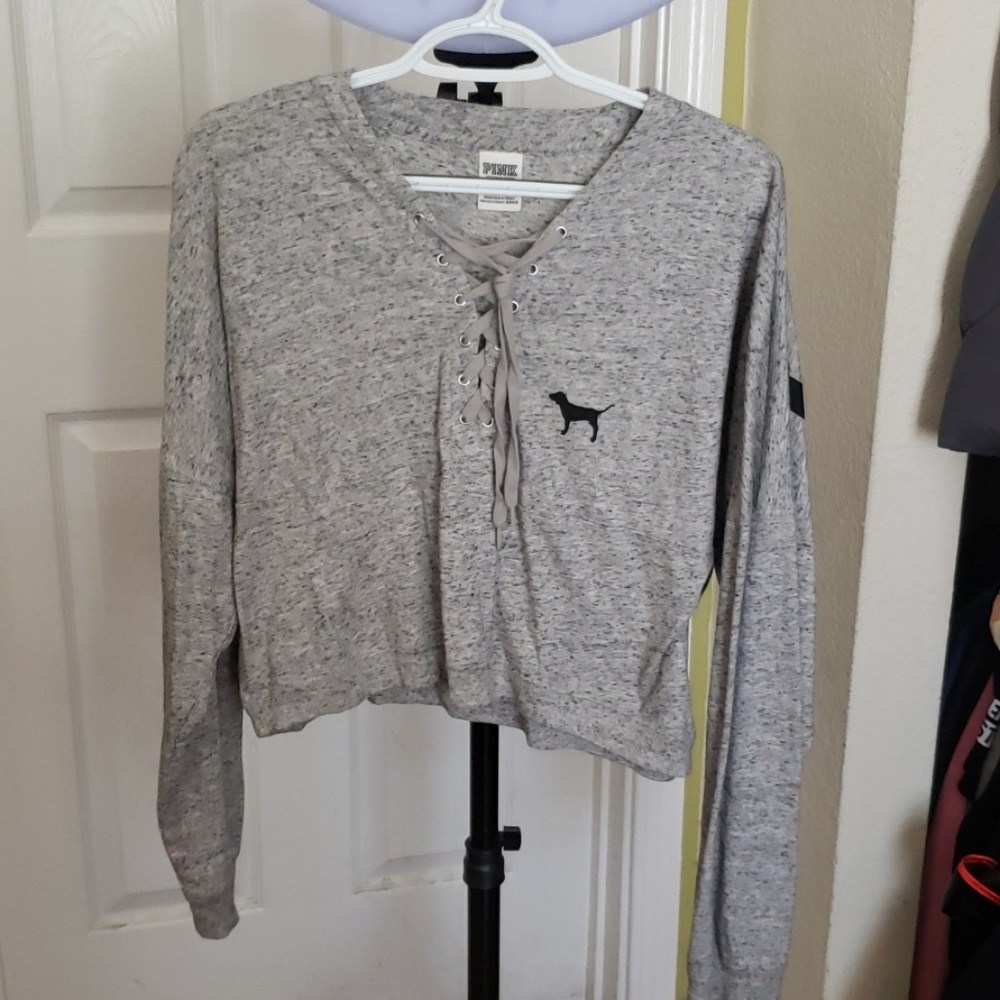 PINK VS cropped long sleeve